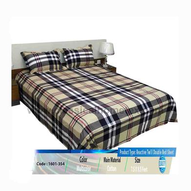 Classical Hometex Reactive Twill Double Bed Sheet image