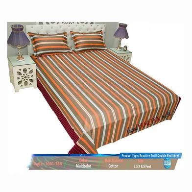 Classical Hometex Reactive Twill Double Bed Sheet image