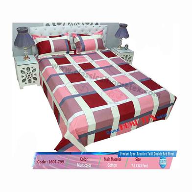 Classical Hometex Reactive Twill Double Bed Sheet image