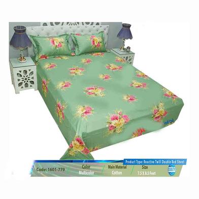 Classical Hometex Reactive Twill Double Bed Sheet image