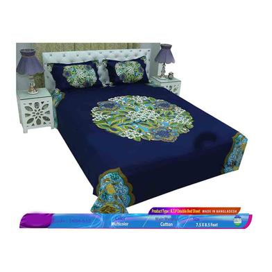 Classical Hometex Reactive Twill Panel Double Bed Sheet image