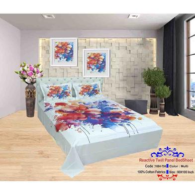 Classical Hometex Reactive Twill Panel Double Bed Sheet image