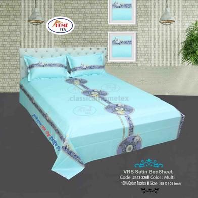 Classical Hometex Vra Satin Print Bed Sheet image