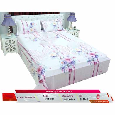 Classical Hometex Vrs Satine Print Bed Sheet image