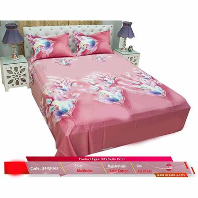 Classical Hometex Vrs Satine Print Bed Sheet image