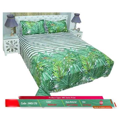 Classical Hometex Vrs Satine Print Bed Sheet image