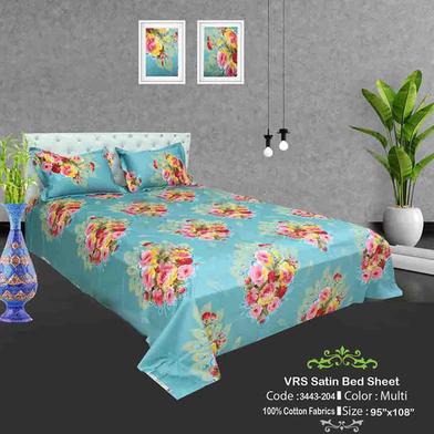 Classical Hometex Vrs Satine Print Bed Sheet image