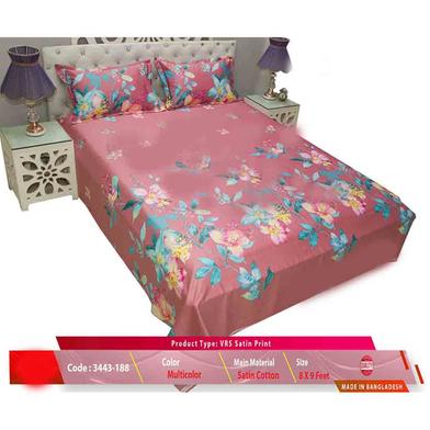 Classical Hometex Vrs Satine Print Bed Sheet image
