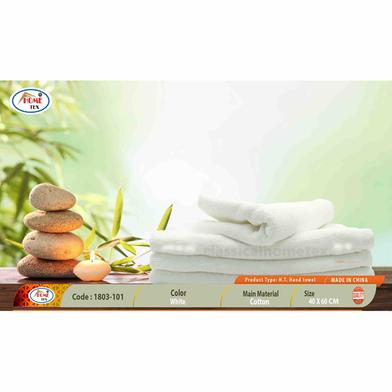 Classical Hometex White Hand Towel (Size 40X60cm) image