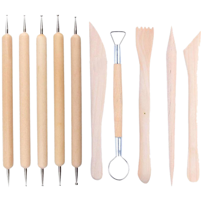 Clay Modelling Tools Set 10 Pcs image