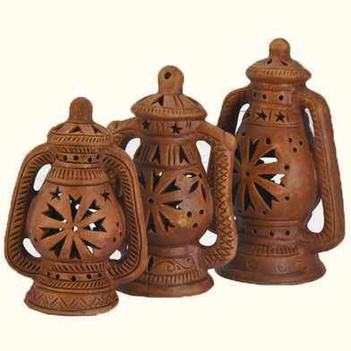 Clay Showpiece (3Pcs Set) image