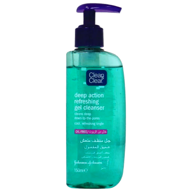 Clean And Clear Deep Action Refreshing Gel Cleanser - 150ml image