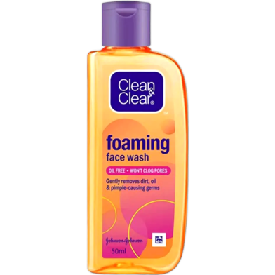 Clean And Clear Foaming Face Wash 50ml image