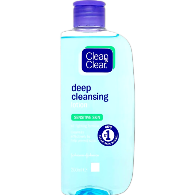 Clean Clear Deep Cleansing Lotion For Sensitive Skin 200ml image