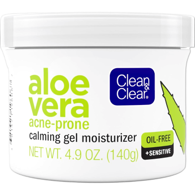 Clean and Clear Aloe Vera Acne Prone Calming Gel Moisturizer – 140gm image