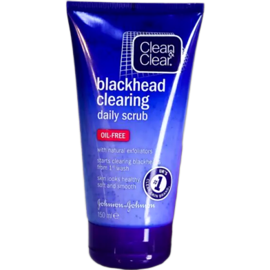 Clean and Clear Blackhead Clearing Daily Scrub – 150ml image