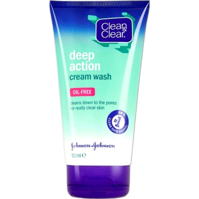 Clean and Clear Deep Action Cream Wash – 150ml image