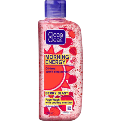 Clean and Clear Morning Energy Berry Blast Face Wash (100ml) image