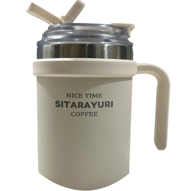 CleverlyGifted SITARAYURI 500ml Vacuum Insulated Coffee Mug with Handle image