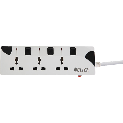 Click Safe Extension Socket 2Pin 3Skt,3 Yard/2.7 Metre image