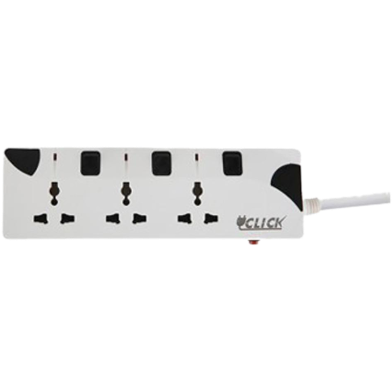 Click Safe Extension Socket 2Pin 3Skt,3 Yard/2.7 Metre image