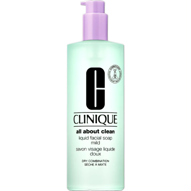 Clinique All About Clean Liquid Facial Soap Mild Dry Combination 400ml image