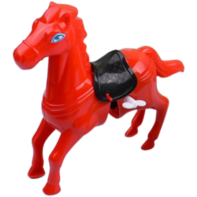 Clockwork Jumping Horse Simulation Animal Plush Jumping Style Children's Toys 1Pcs image