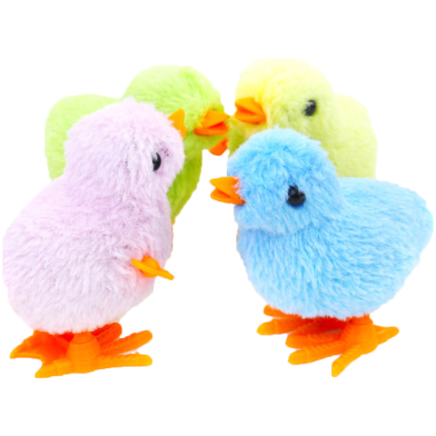 Clockwork Plush Chicken Simulation Animal Plush Jumping Stail Children's Toys 1 Pcs image
