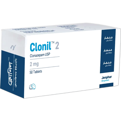 Clonil 2 mg Tablet 10's strip image