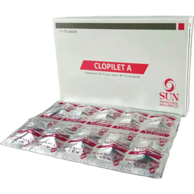 Clopilet A Capsule 10's Strip image
