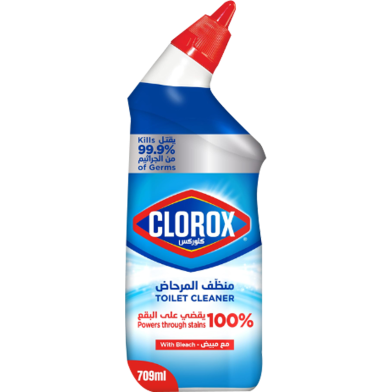 Clorox Bleach K.99.9 Purcent Of Germs Toilet Bowl Cleaner 709 ml image