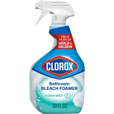 Clorox Ocean Mist Bathroom Bleach Foamer Spray 887 ml image