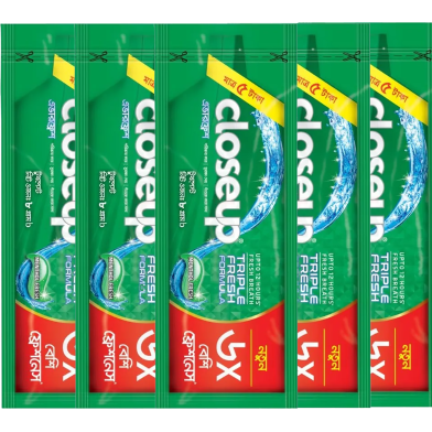 Closeup Toothpaste Menthol Fresh - 8g - 5 pcs image