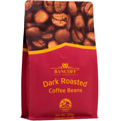 Bancoff Dark Roasted Coffee Beans - 225 gm image