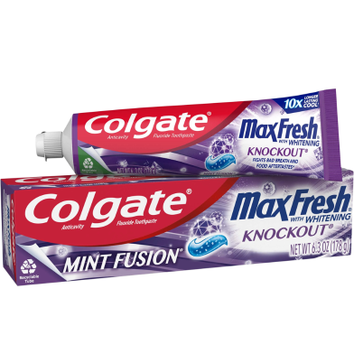 Colgate Max Fresh Knockout Mint Fusion Toothpaste 178gm image
