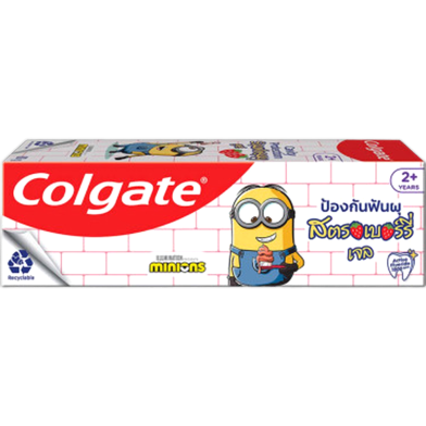 Colgate Minion 2 Years Kids Strawberry Gel Toothpaste 40g image