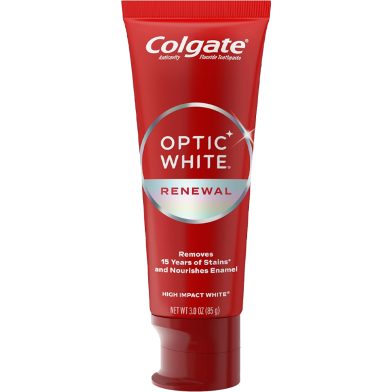 Colgate Optic White Renewal High Impact White Toothpaste, 3.0 oz/85 g (USA) image