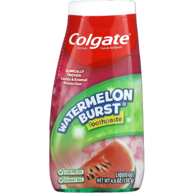 Colgate Watermelon Burst Toothpaste Liquid Gel 130 gm image