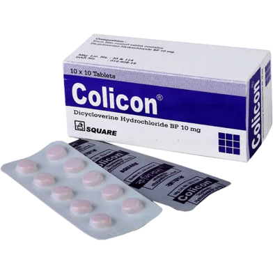 Colicon 10 mg Tablet 10's Strip image