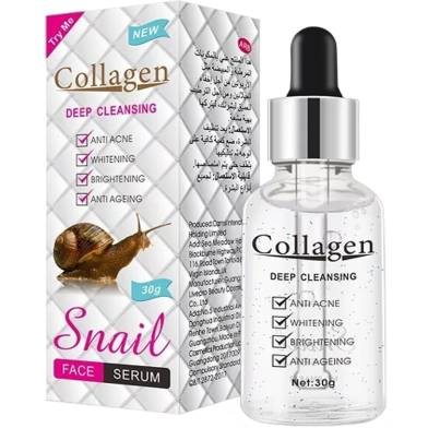Collagen Deep Cleansing Snail Face Serum -30ml image