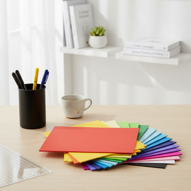Color Paper A4 for Craft, Art Photocopy - 100 Sheets. 10 Colour. 80GSM Slide 2