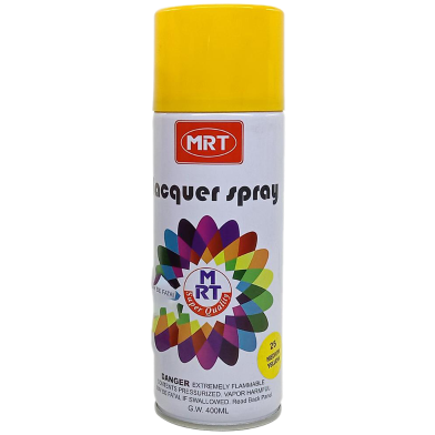 Color Spray Paint Aerosol Spray 400ml - Medium Yellow image