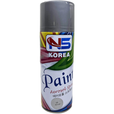 Color Spray Paint Aerosol Spray 400ml - Silver image