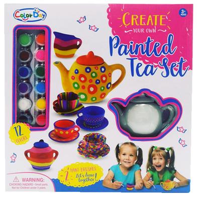 Colors day Create Painted Tea Set 12 Colors image