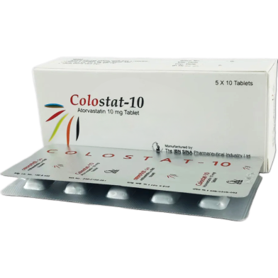Colostat 10 mg Tablet 10's Strip image