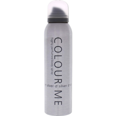 Colour Me Body Spray Silver For Men 150ml image