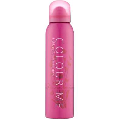 Colour Me Highly Perfumed Body Spray Flowers 150ml image