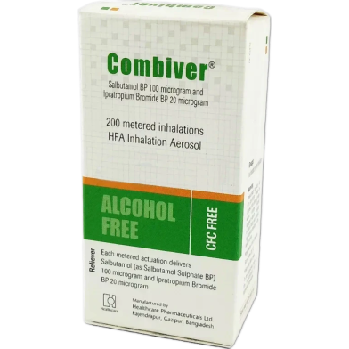 Combiver (100 Mcg, 20 Mcg)/Puff Inhaler 200 Metered Doses image