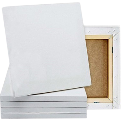 Combo of 20/24 Inches Drawing Canvas White - 5 Pcs image