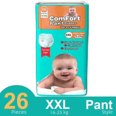 Comfort Baby Diaper Pant XXL (16-25 kg) - 26 Pcs image
